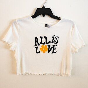 All is Love Croptop